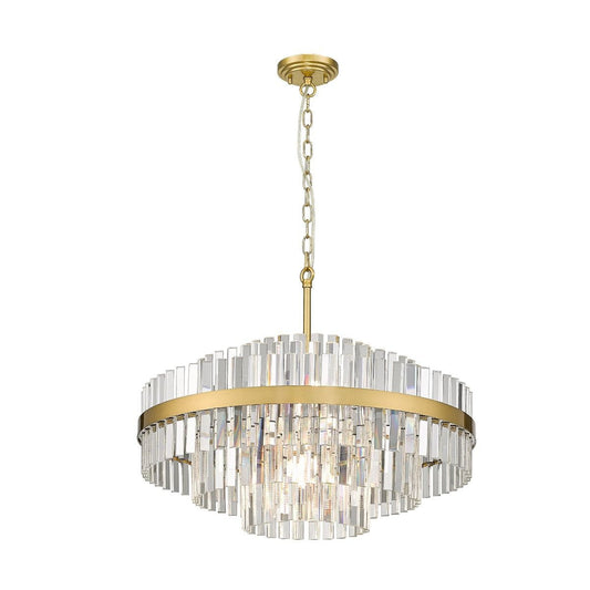 Piekaramā lampa Istanbul P0567-12A-2GAC 176/60/60 cm zelts