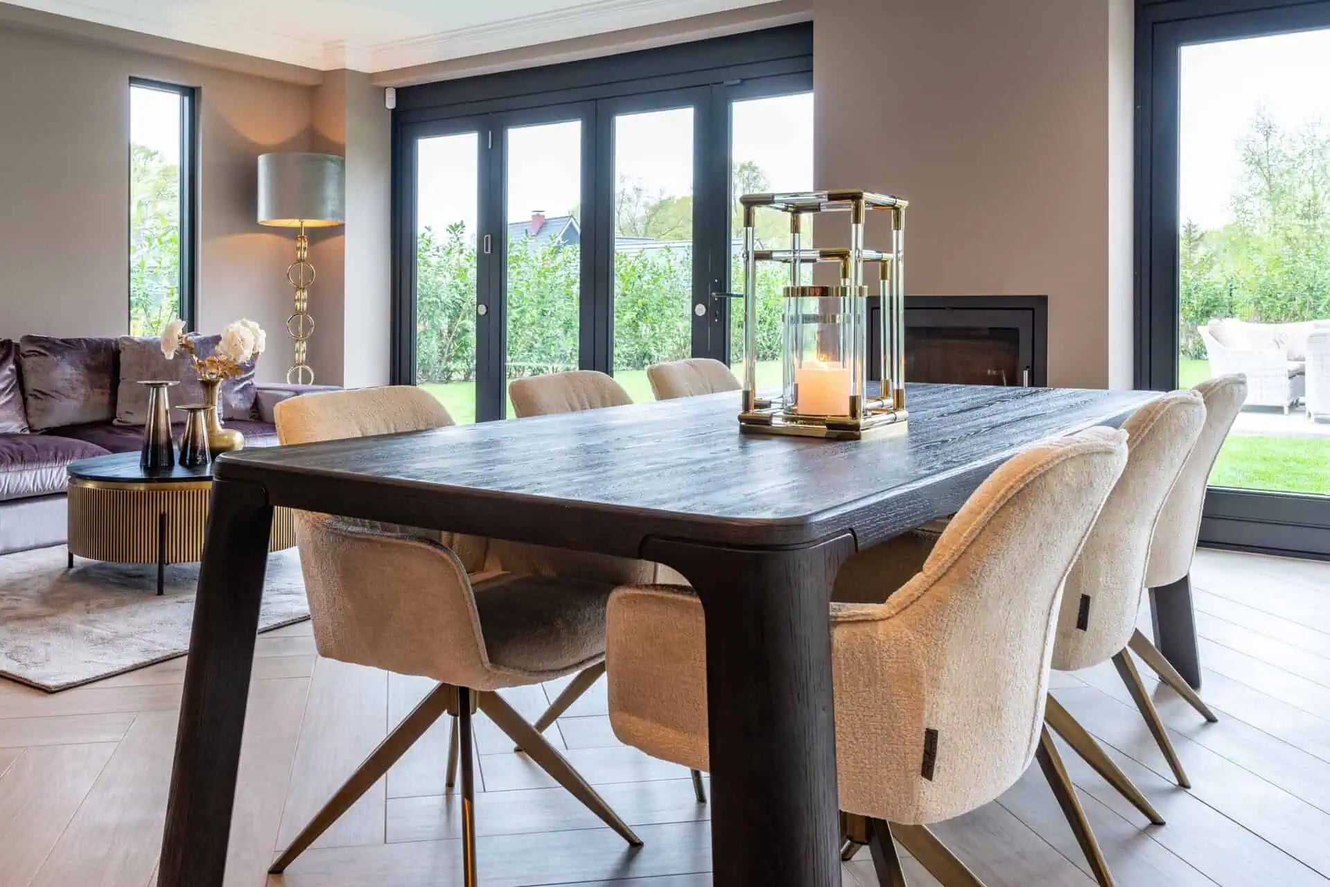 Krēsls Aline FR  Richmond Interiors 82/59/61 cm white chenille - N1 Home