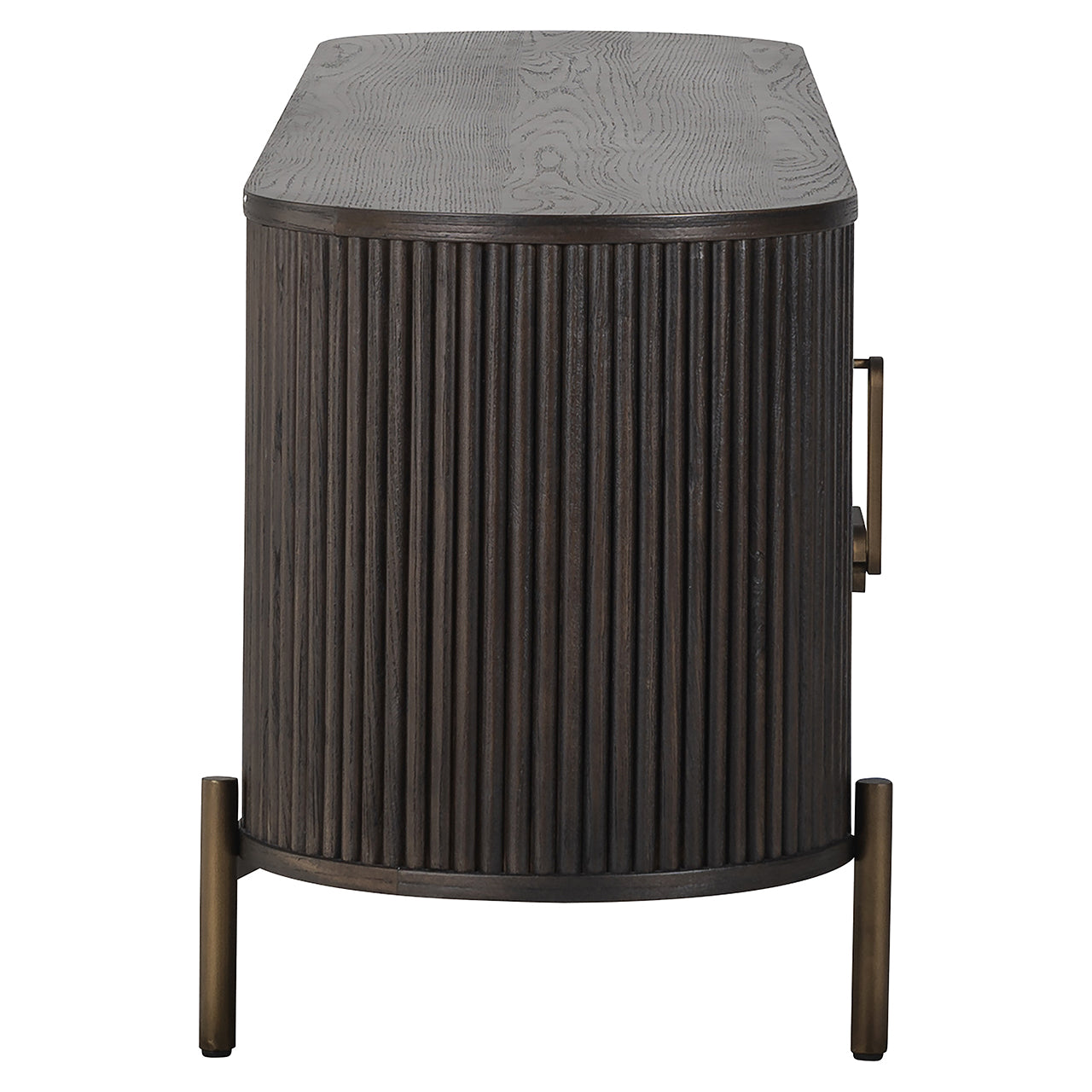 TV skapis Luxor ar 2 durvīm un 1 atvilktni Richmond Interiors 56/181/45 cm brūns - N1 Home