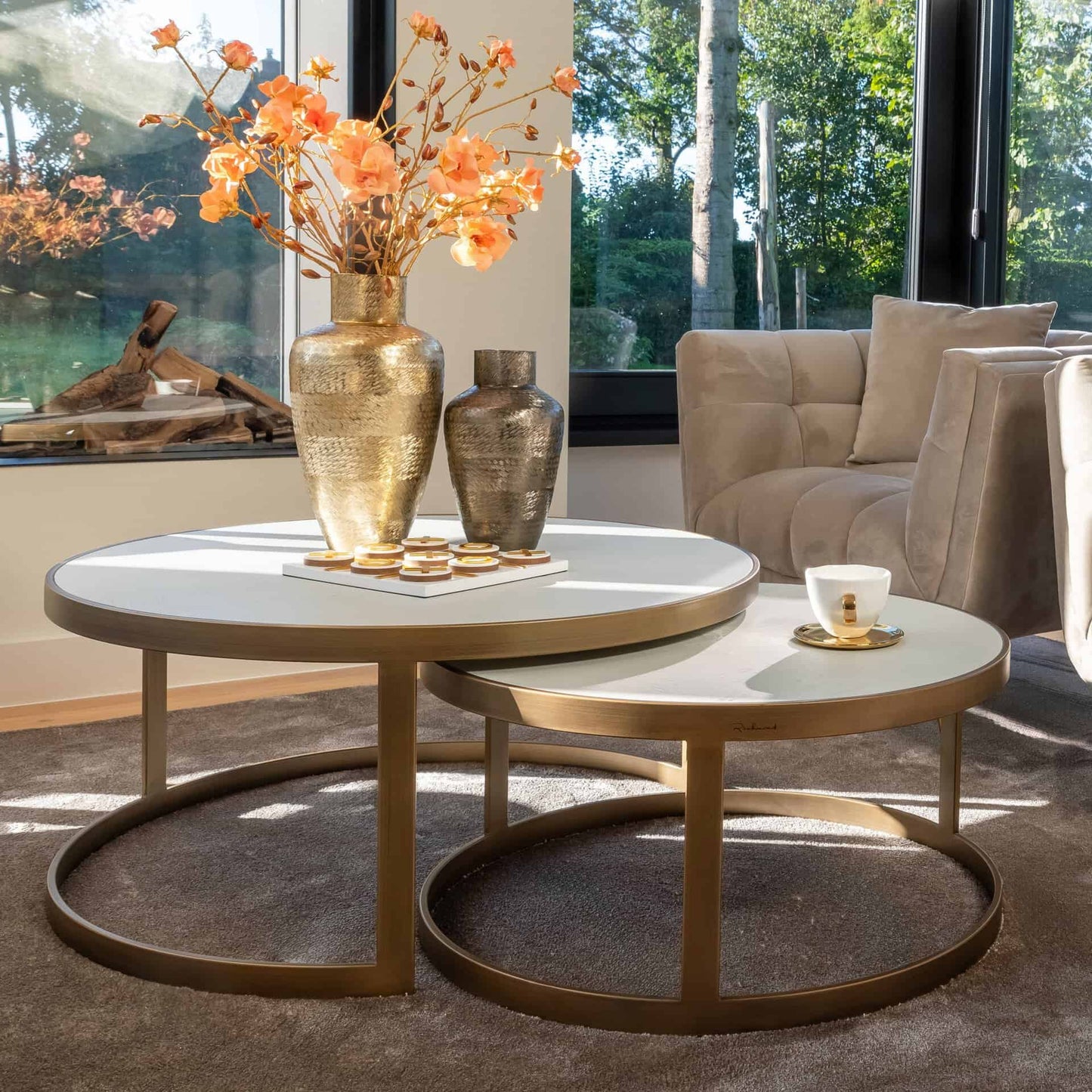 Vāze Joah Richmond Interiors 17/17/29 cm smoke