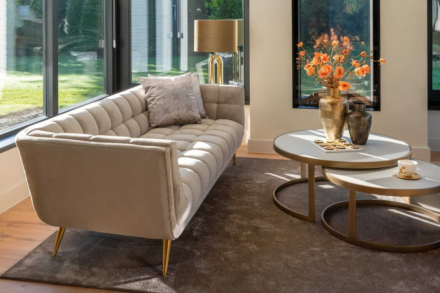 Spilvens Mindy Richmond Interiors 50x50 cm quadrant cream