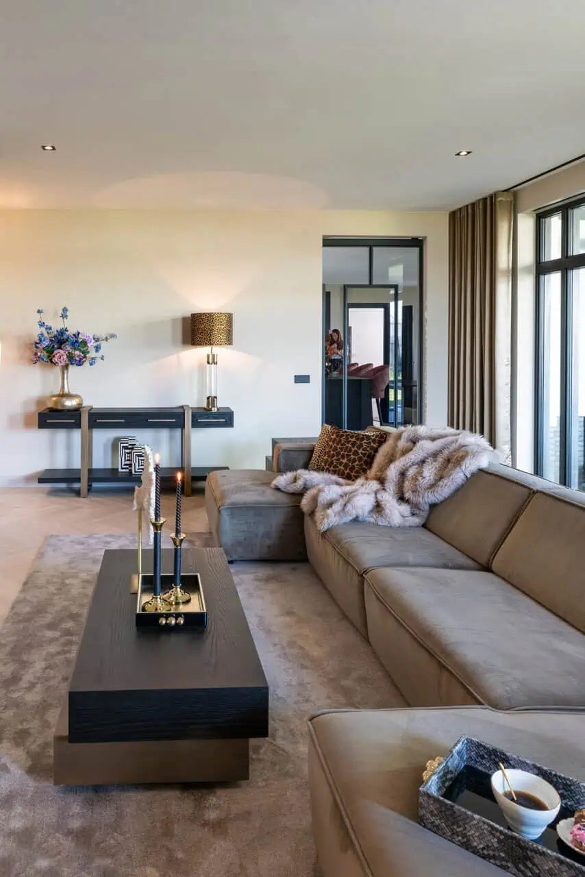 Kafijas galds Cambon dark coffee Richmond Interiors 35/140/65 cm brūns - N1 Home