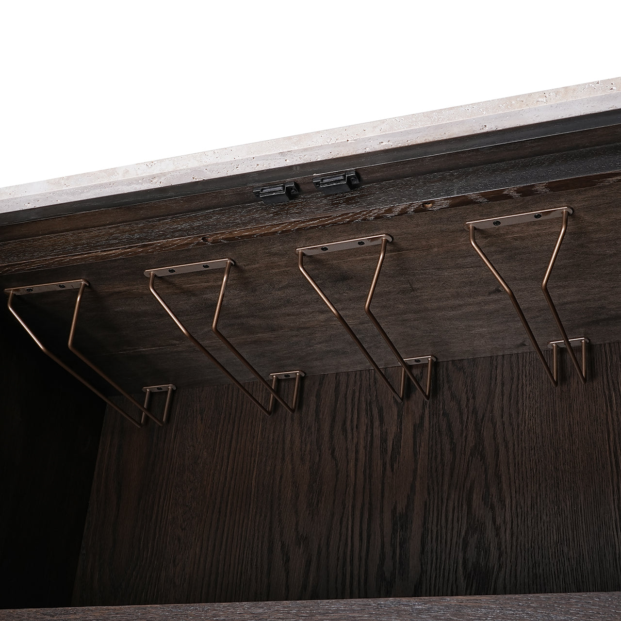 Skapis Claremont  ar 2 durvīm Richmond Interiors 138/95/45 cm brūns - N1 Home