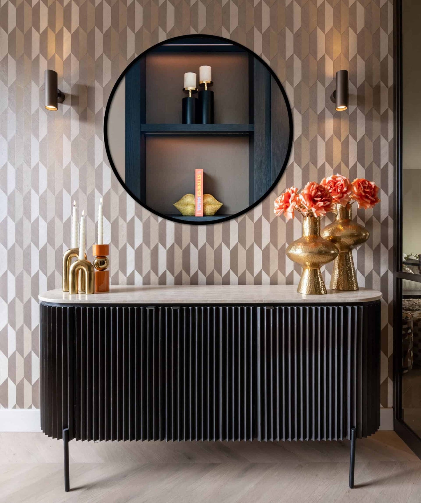 Svečturis Kira Richmond Interiors 21/8/8 cm oranžs - N1 Home