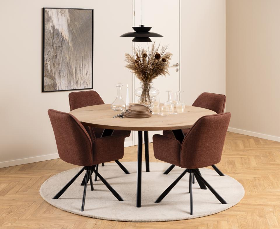 Krēsls Glens 61/63/88 cm terakots - N1 Home