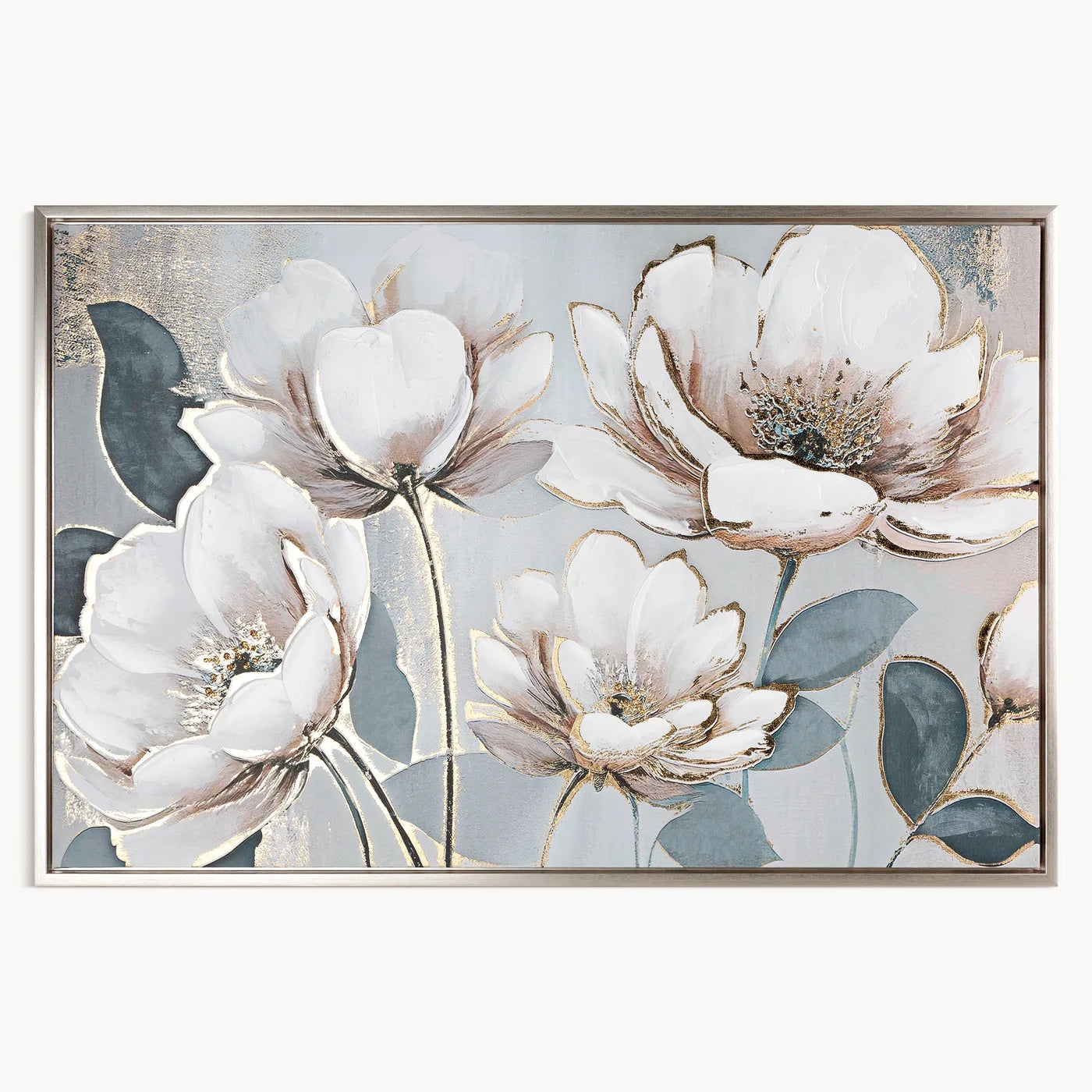 Glezna Piony 60/90 cm balts/debesjums - N1 Home