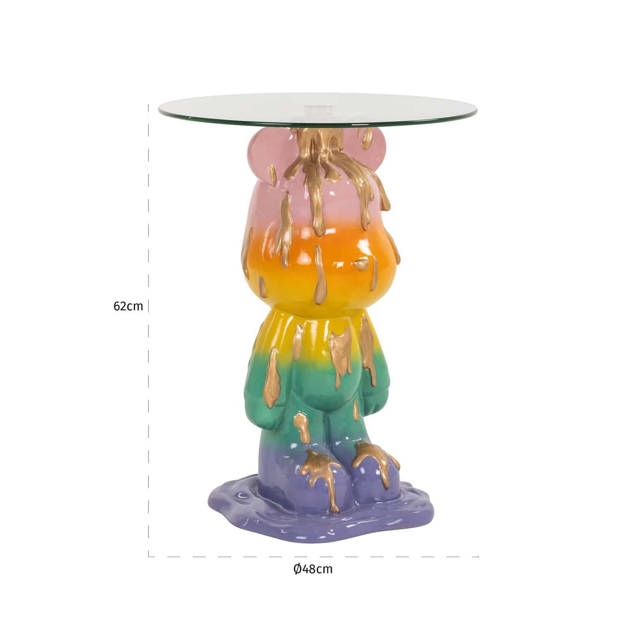 Kafijas galds Ebba Richmond Interiors 48/62/48 cm multicolor