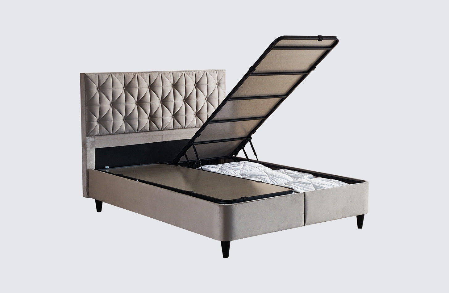 Komplekts Glazos 90/120/140/160/180 x 200 cm pelēks - N1 Home