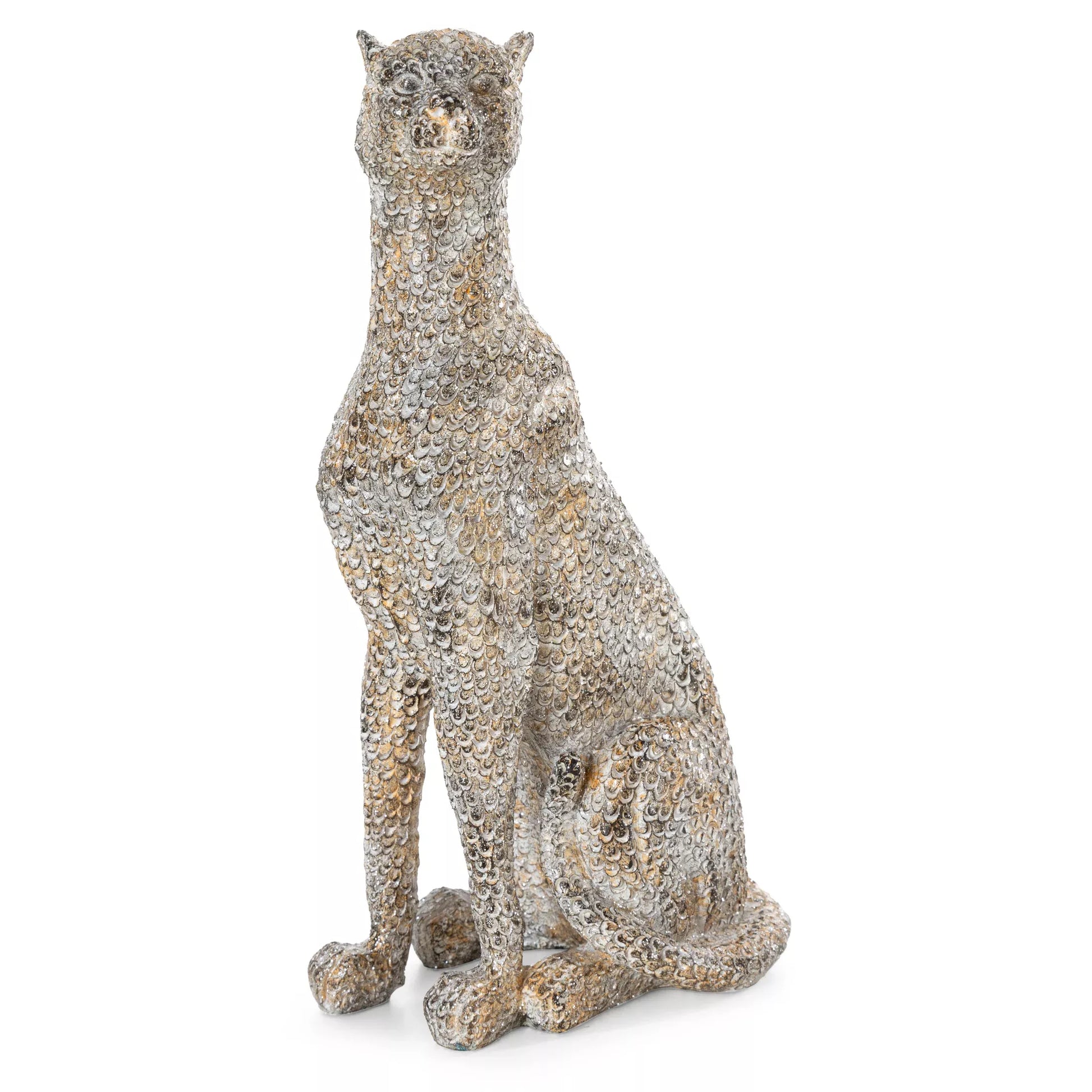 Dekoratīva figūriņa Bars ar smalku strukturālu rakstu 12/8/24 cm tērauds - N1 Home