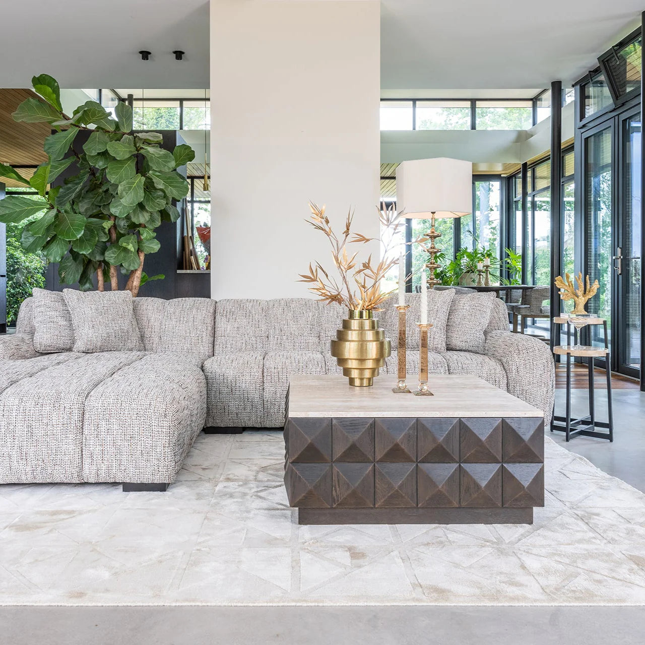 Paklājs Flynn ivory Richmond Interiors 200/300; 300/400 cm krēms - N1 Home