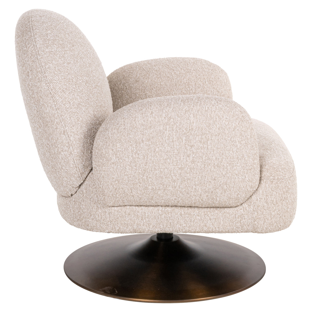 Krēsls Kagney Richmond Interiors 76/77/77 cm biscotti swivel