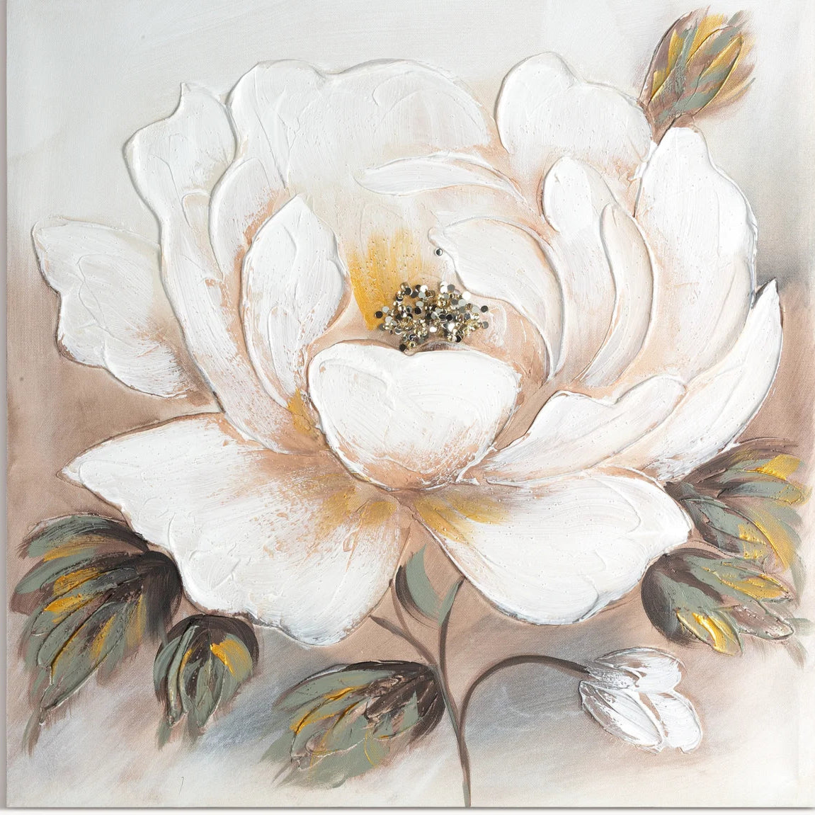 Glezna Flower S 60/60 cm balts - N1 Home