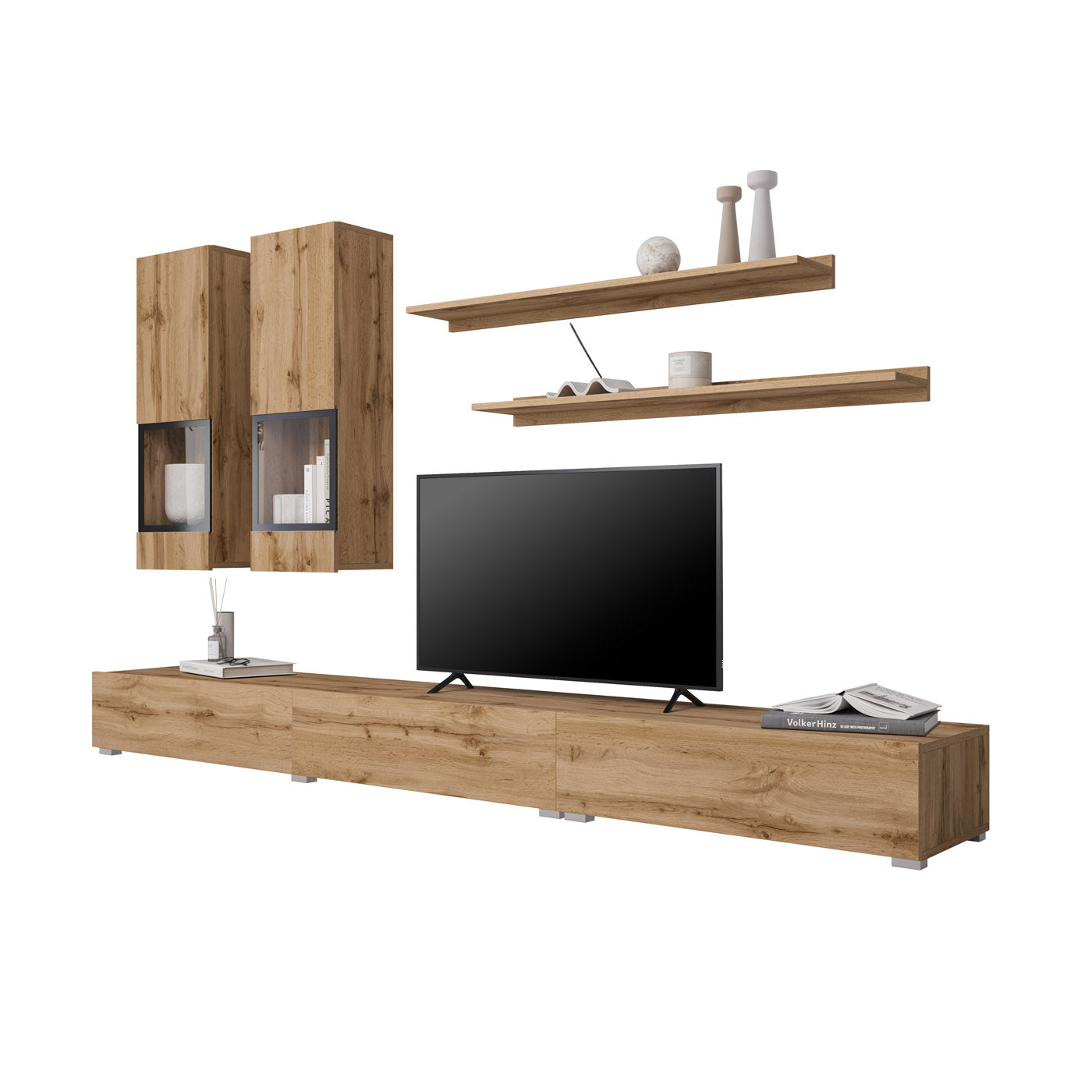 Sienas bloks Barots 270/41 cm Votan ozols/melns