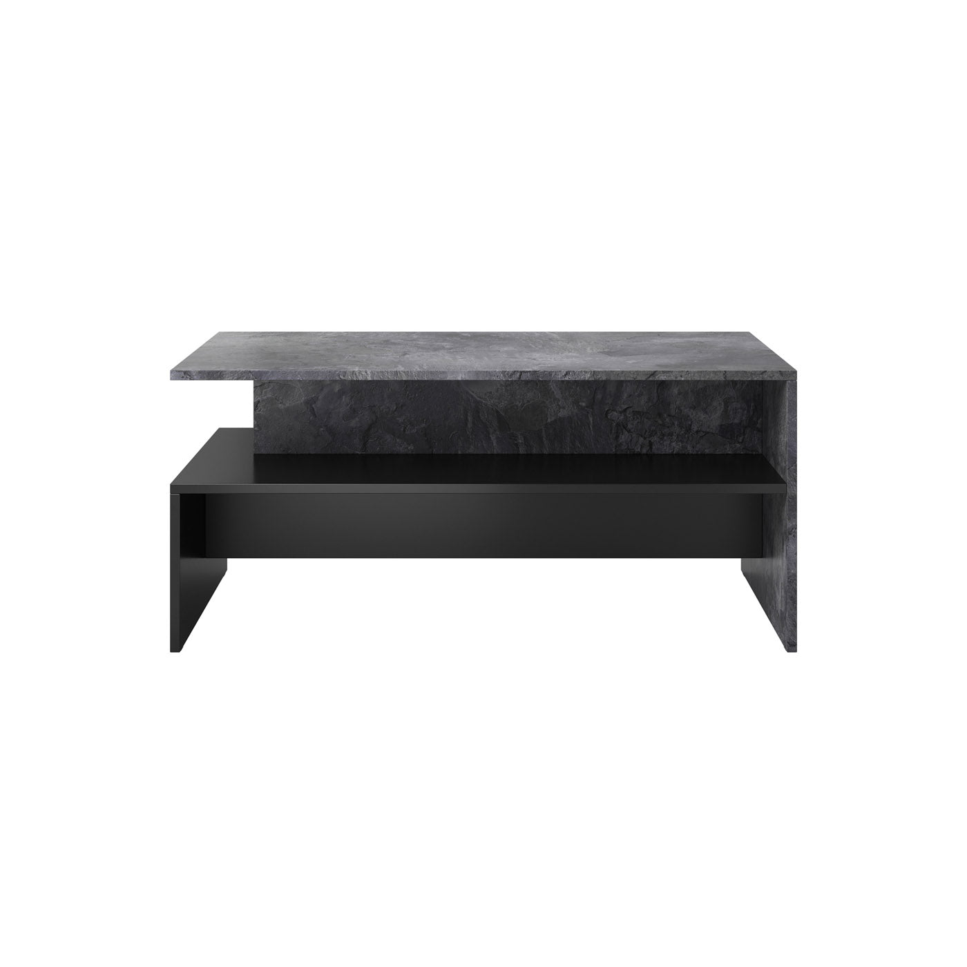 Kafijas galds Barots 100/60/45 cm šīferis/melns - N1 Home
