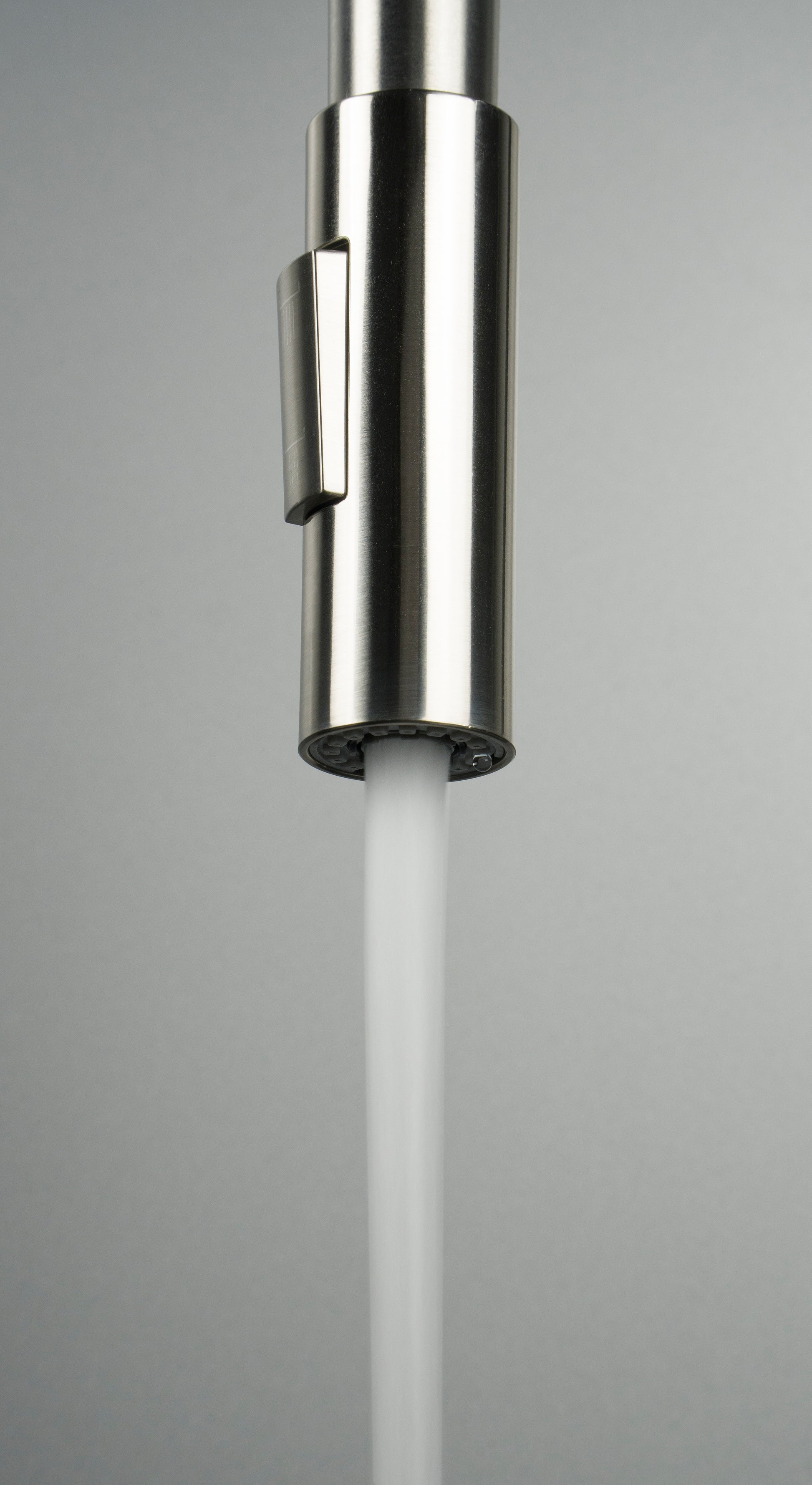 Virtuves maisītājs ar elastīgu snīpi - 2 veidu sprauslas Luno 400 mm matēts tērauds/bēšs - N1 Home