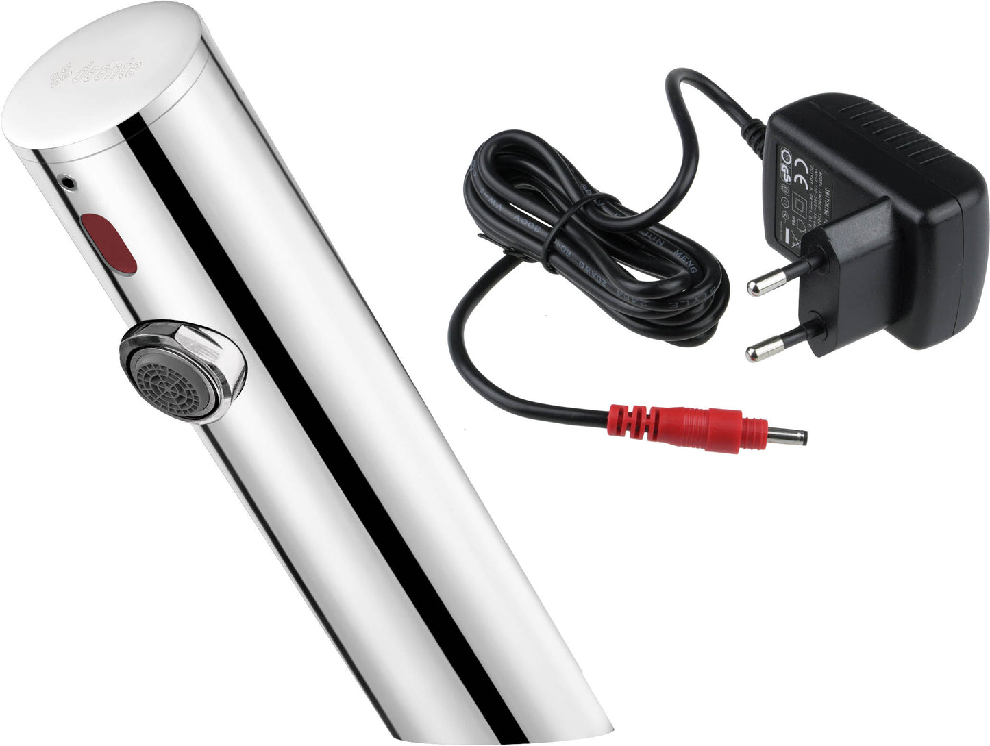 Izlietnes jaucējkrāns, bezkontakta, bez temperatūras regulēšanas - 230/6V Sense 205 mm pulēts tērauds - N1 Home