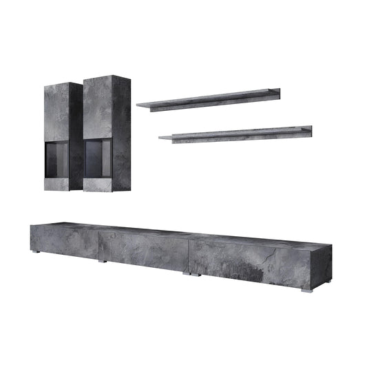 Sienas bloks Barots 270/41 cm šīferis/melns