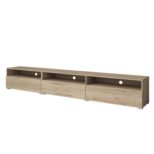 TV skapis Barots 270/41/42 cm San Remo gaišā ozola lamināts/melns - N1 Home