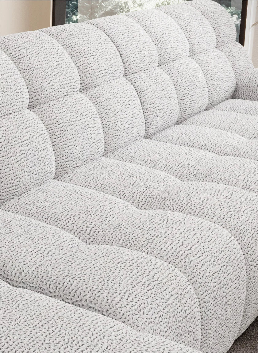 Dīvāns Cooku XL 366/207/86 cm balts - N1 Home