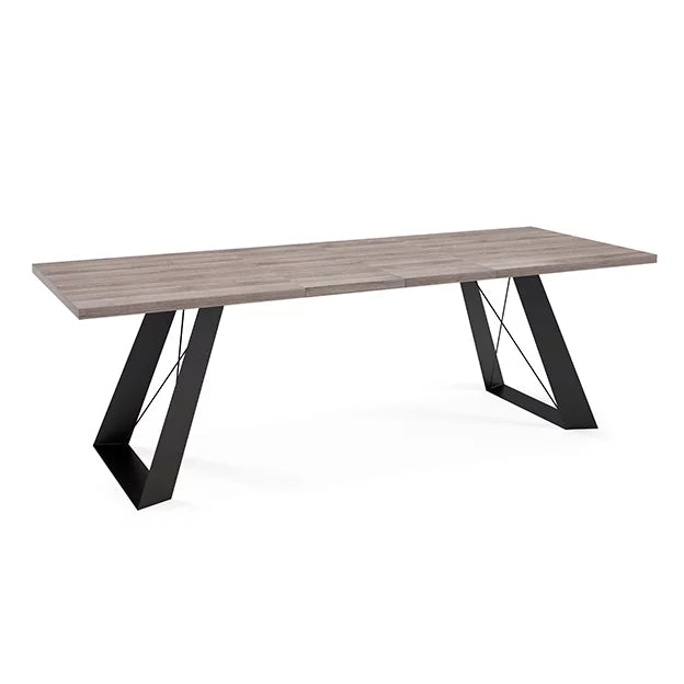 Galds Korsika 140/80/76 cm; 160/90/76 cm Anthracite Sherman Oak