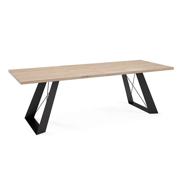 Galds Korsika 140/80/76 cm; 160/90/76 cm Truffle Brown Davos Oak