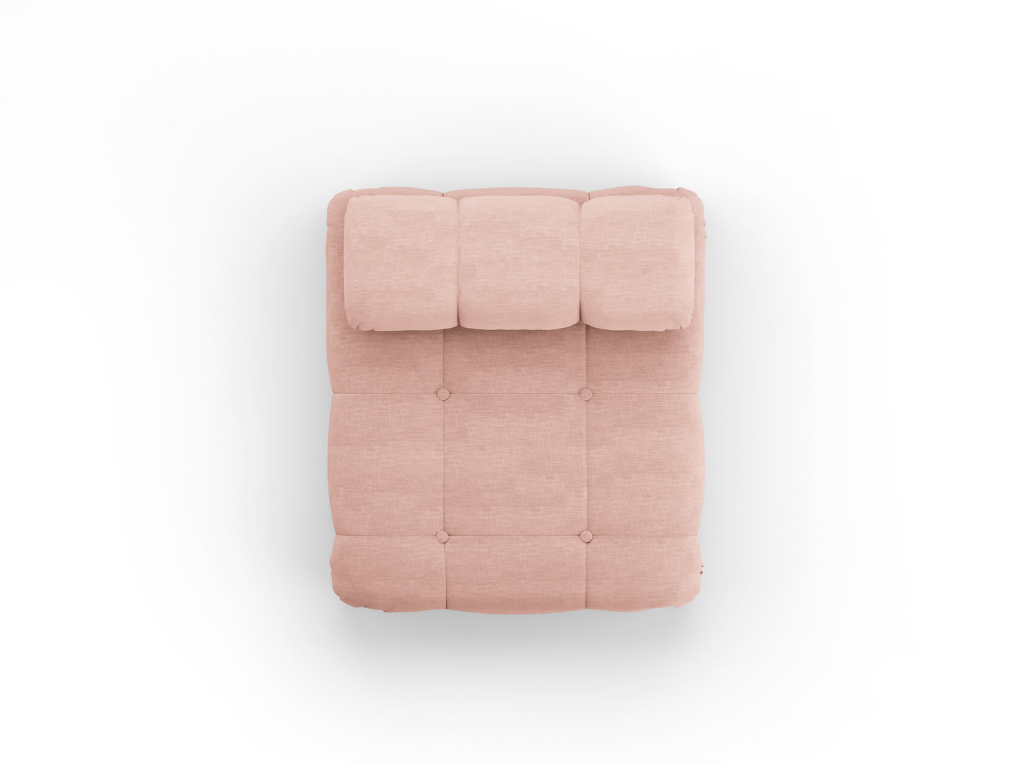 Sofa - krēsls Cosmopolitan Design  Ferento 96x96x71 cm rozā - N1 Home