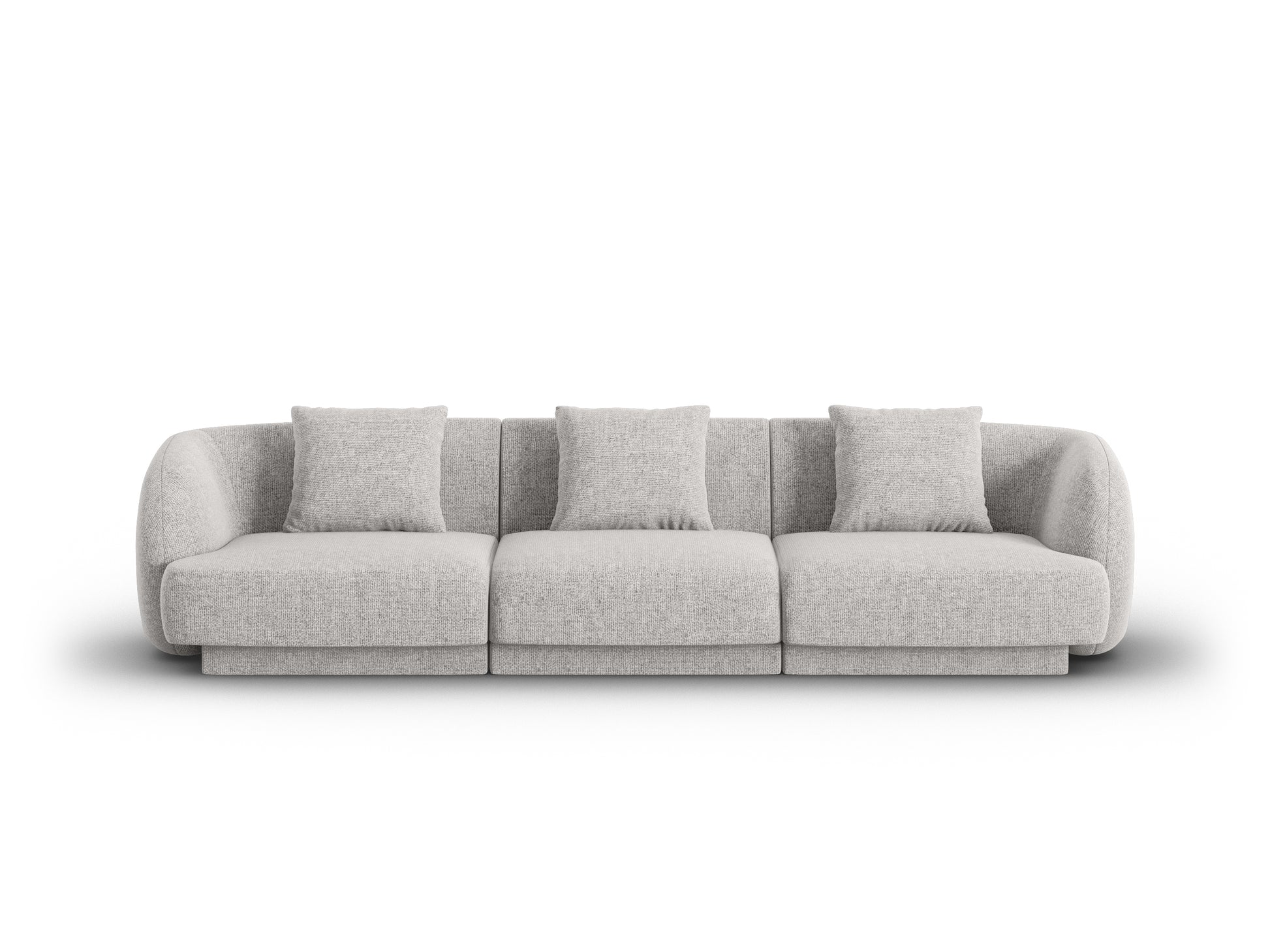 Dīvāns Cosmopolitan Design Tulum 259x85x74 cm gaiši pelēks - N1 Home