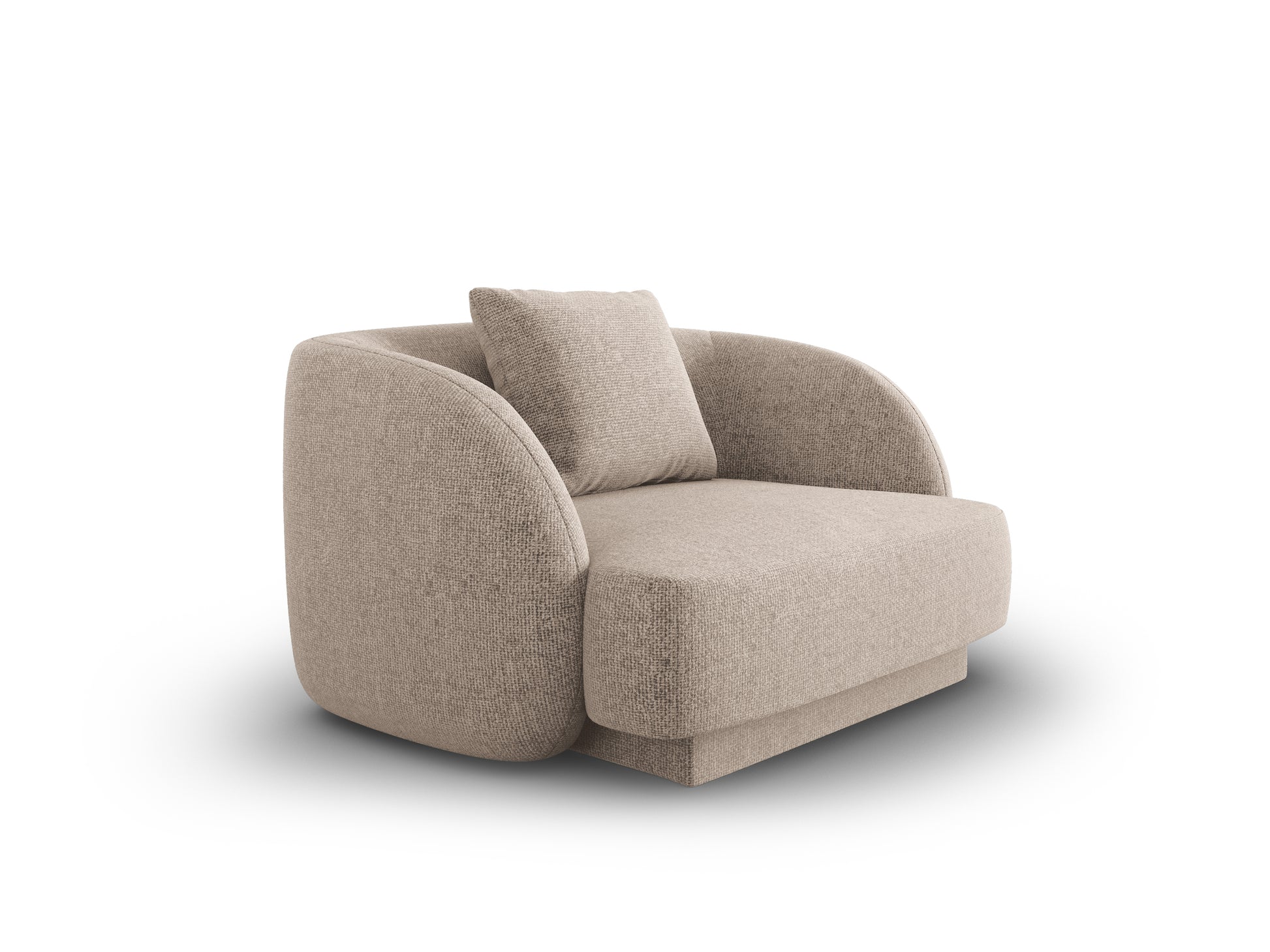 Atzveltnes krēsls Cosmopolitan Design Tulum 109x85x74 bēšs - N1 Home