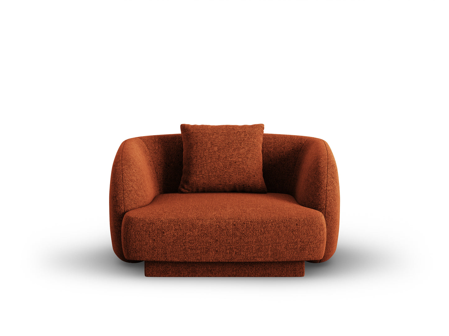Atzveltnes krēsls Cosmopolitan Design Tulum 109x85x74 terrakota - N1 Home