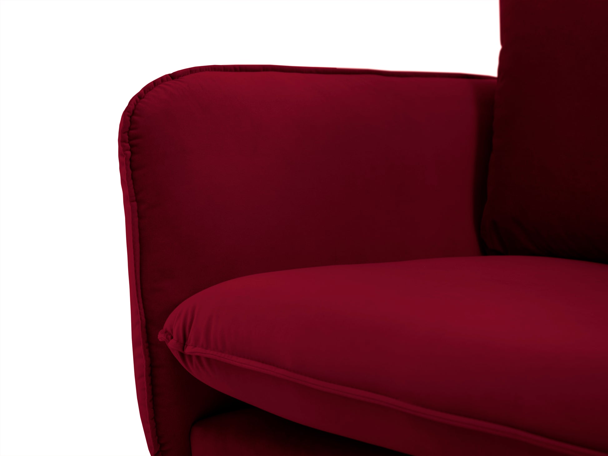 Atzveltnes krēsls Cosmopolitan Design Vienna samta 97x94x95 cm bordo - N1 Home