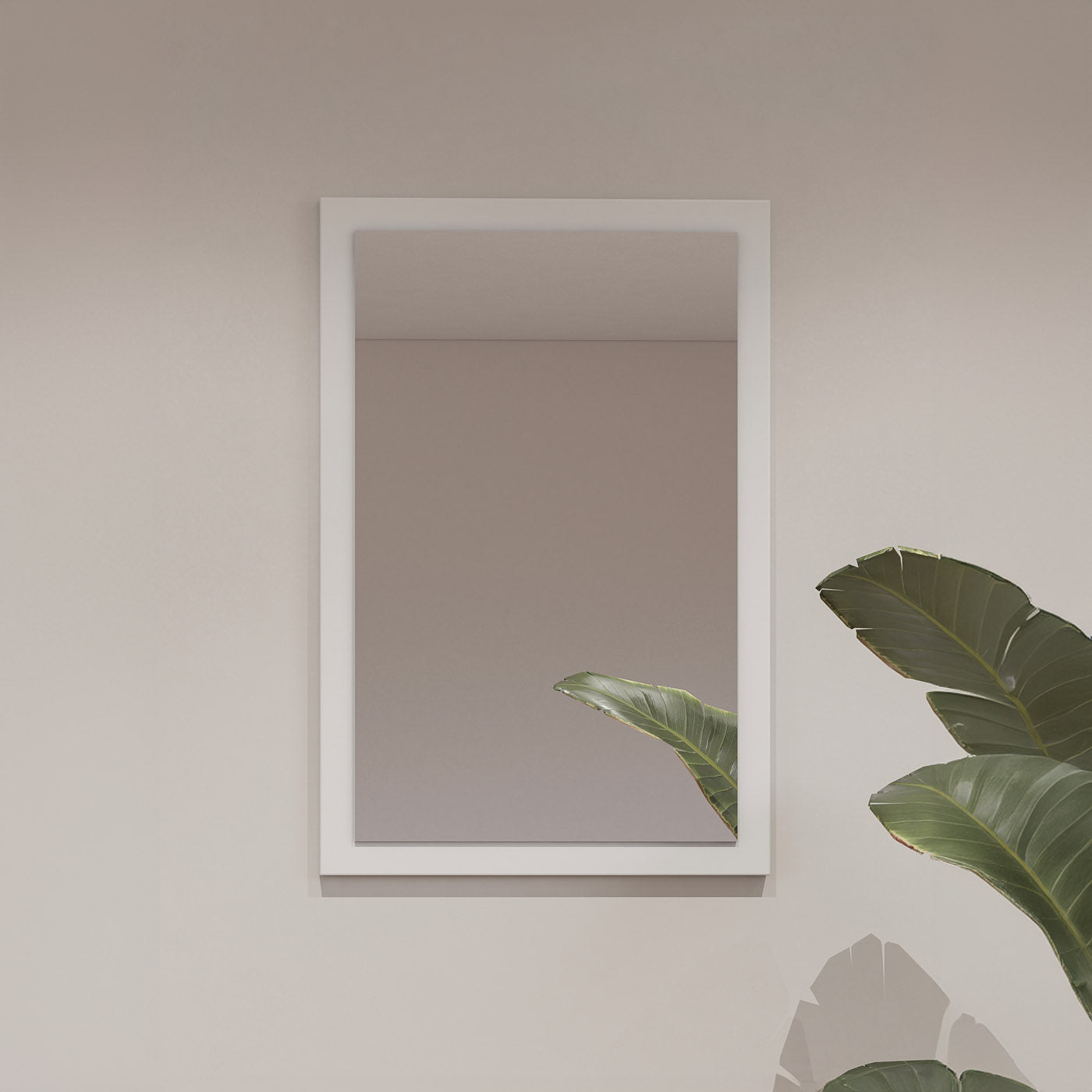 Spogulis Krosit kolekcij 40/60 cm balts - N1 Home