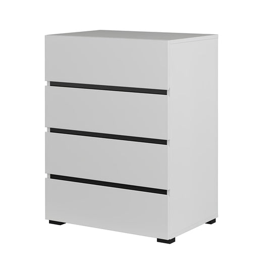 Kumode Krosit kolekcij 60/78/40 cm balts/melns - N1 Home