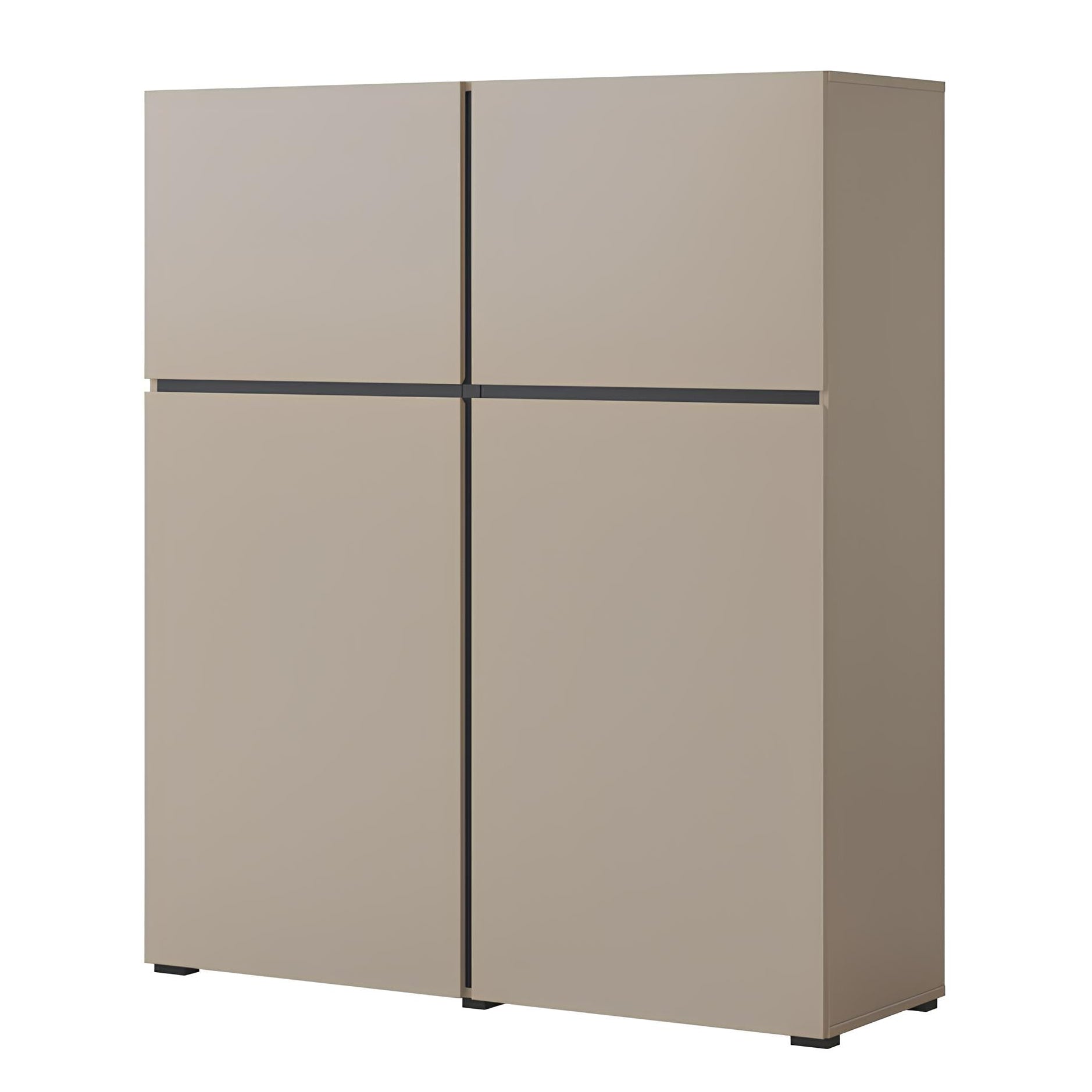 Kumode Krosit kolekcija 119/139/40 cm congo/melns - N1 Home