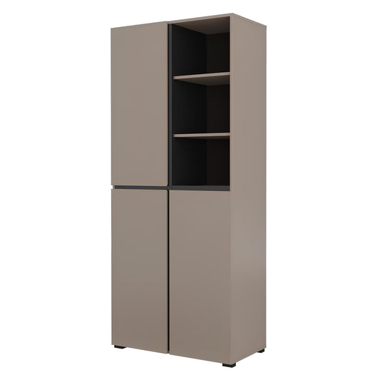 Skapis Krosit kolekcija 79/183/40 cm congo/melns