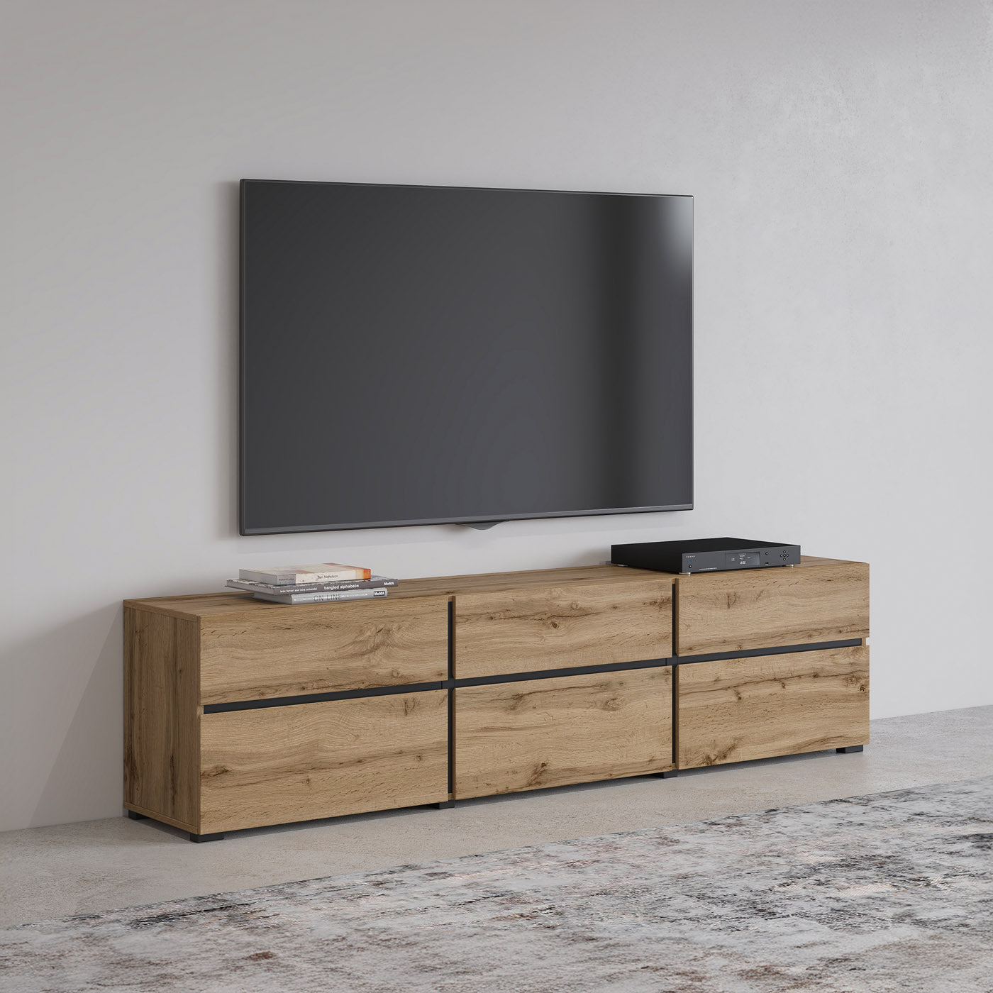 TV skapis Krosit kolekcija 180/40/48 cm Votan ozols - N1 Home
