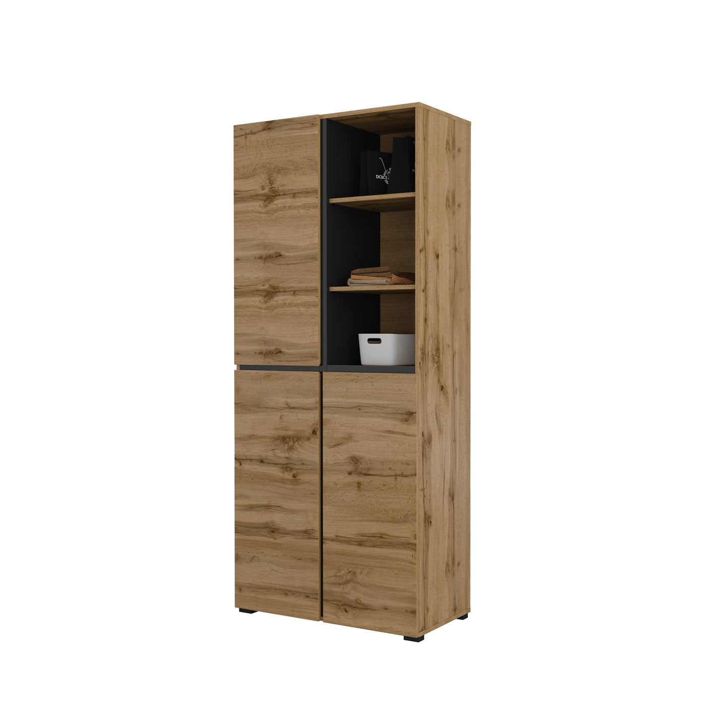 Skapis Krosit kolekcija 79/183/40 cm Votan ozols