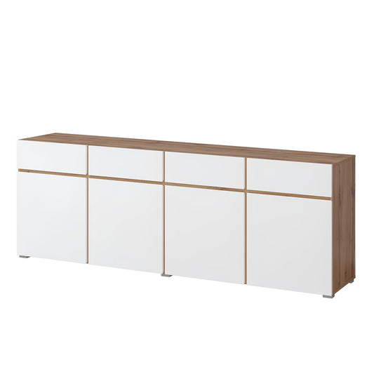 Kumode Krosit kolekcija 225/78/40 cm Votan ozols/balts - N1 Home