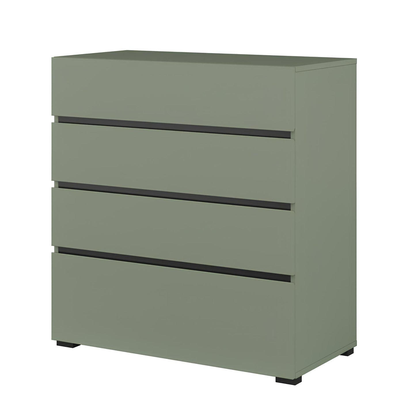 Kumode Krosit kolekcija 80/85/40 cm zaļs/melns - N1 Home