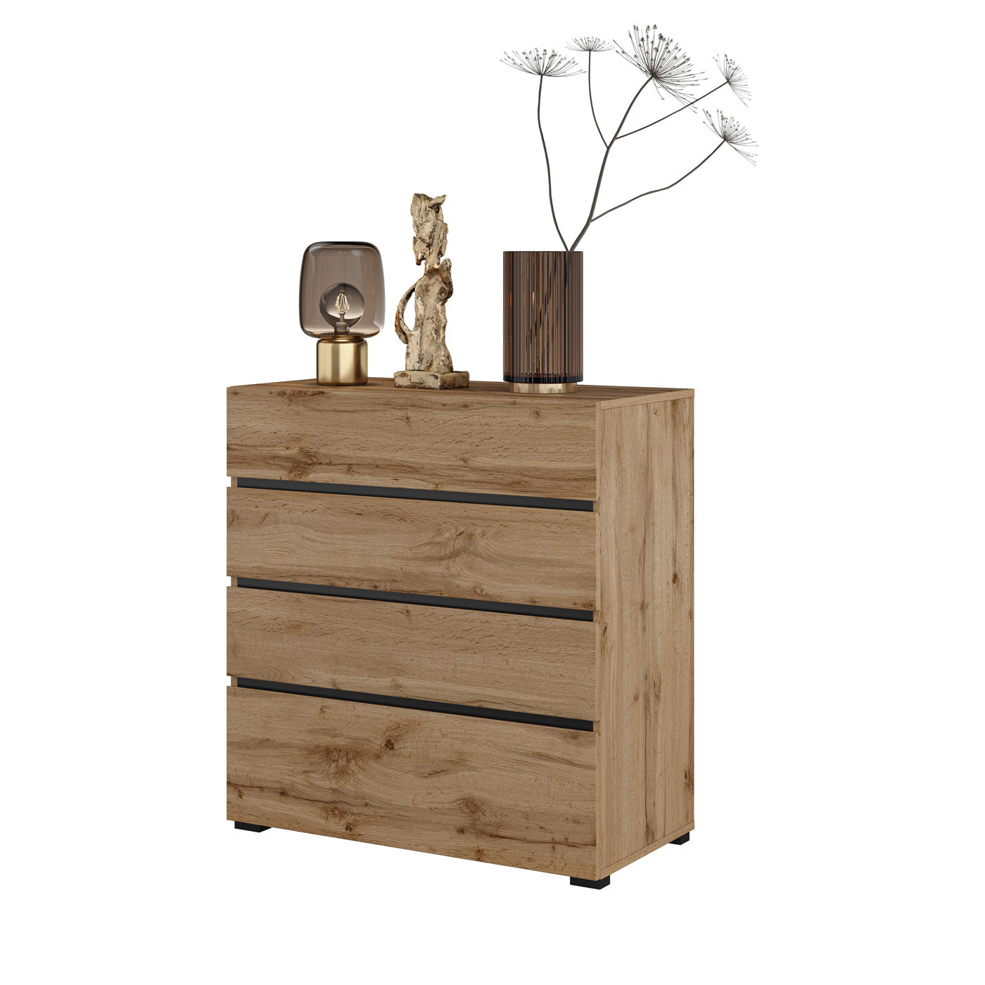 Kumode Krosit kolekcija 80/85/40 cm Votan ozols - N1 Home