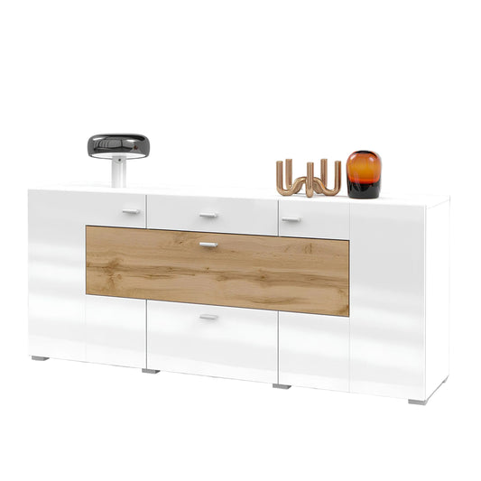 Kumode Cobas 165/39/71 cm balts/Votan ozols - N1 Home