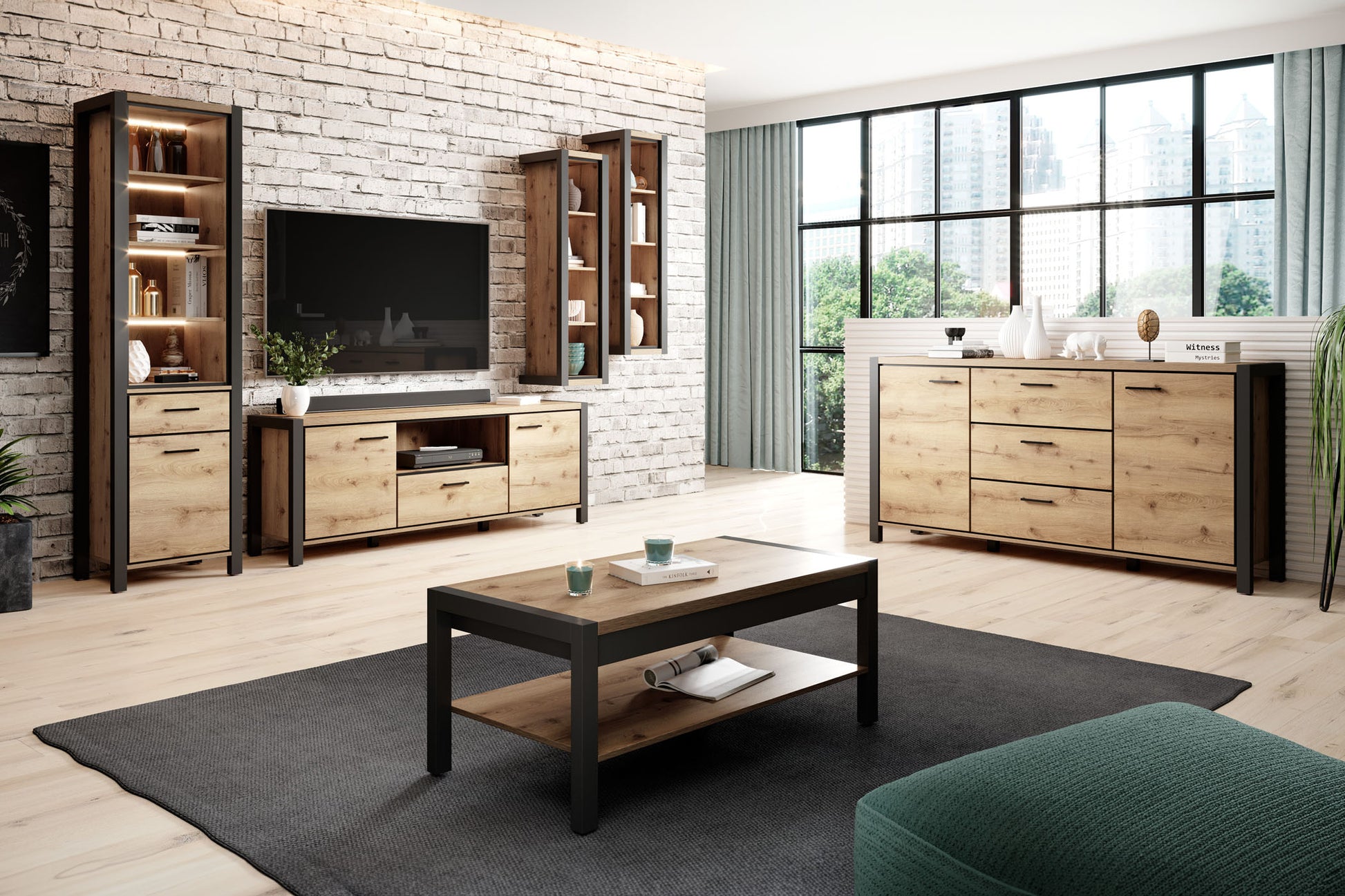 Kumode Aktava 120/60/48 cm Taurus ozols - N1 Home