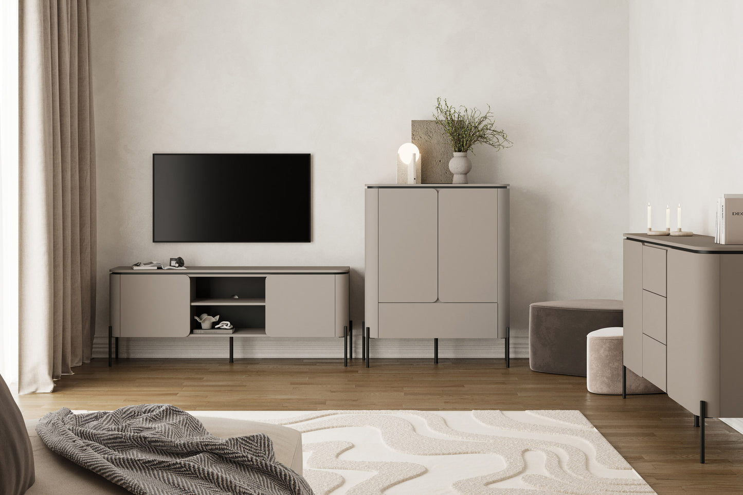 TV skapis Beltas 163/40/65 cm congo - N1 Home