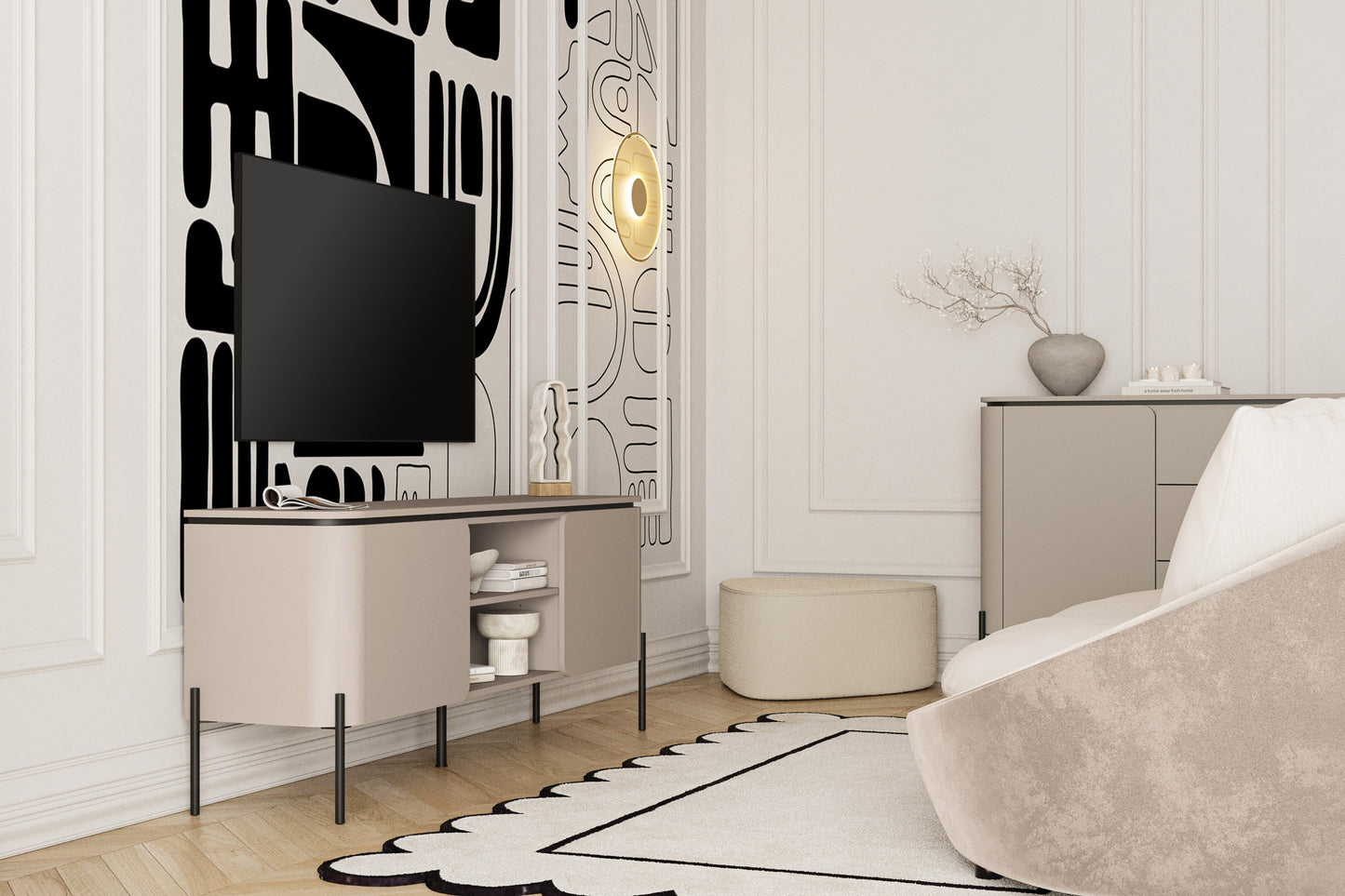 TV skapis Beltas 163/40/65 cm congo - N1 Home