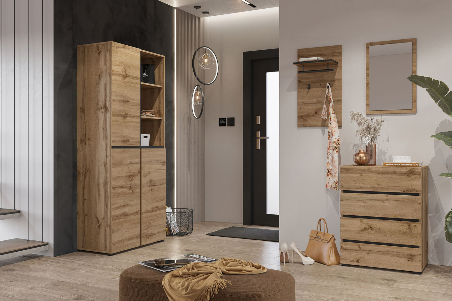 Spogulis Krosit kolekcij 40/60 cm Votan ozols - N1 Home