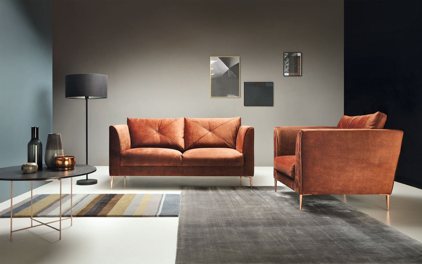 Dīvāns Faradza 167;237/84/96 cm zaļs - N1 Home