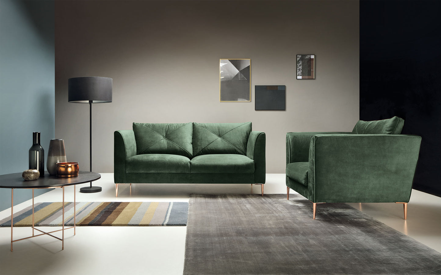 Krēsls Faradza 85/84/96 cm zaļs