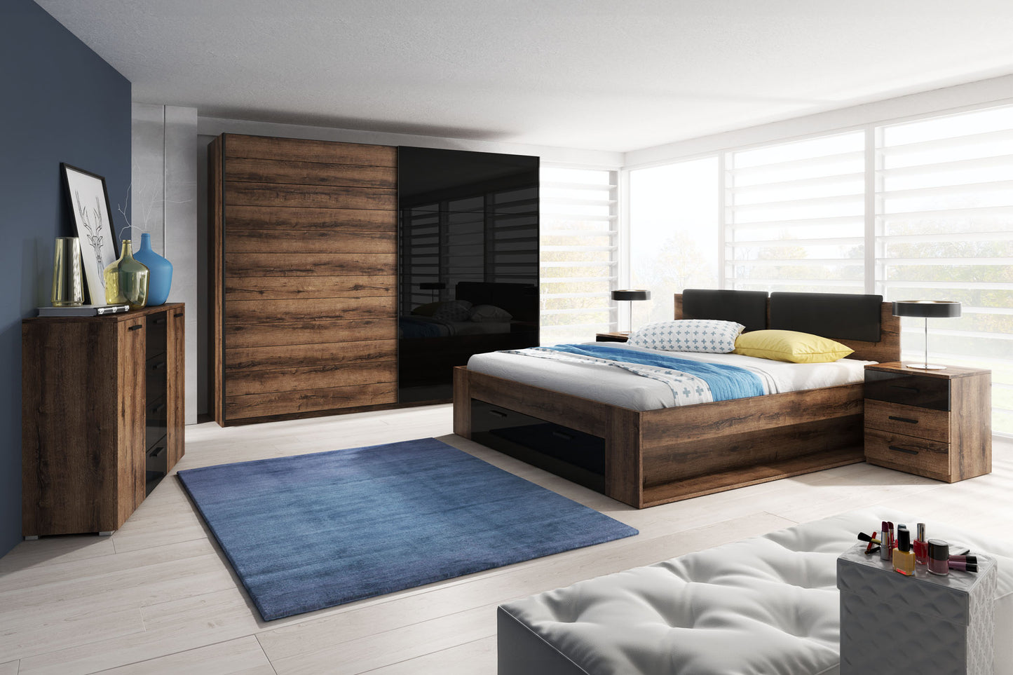 Skapis Galateja 200; 221; 270/61/210 cm Monasteri ozols