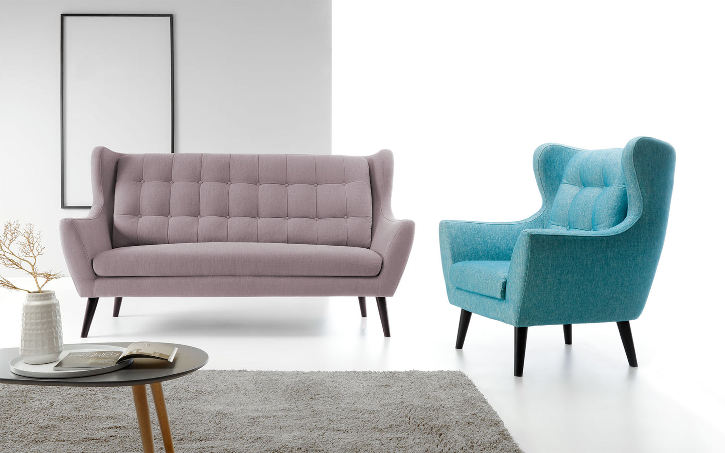 Krēsls Hary 81/107/94 cm pelēks