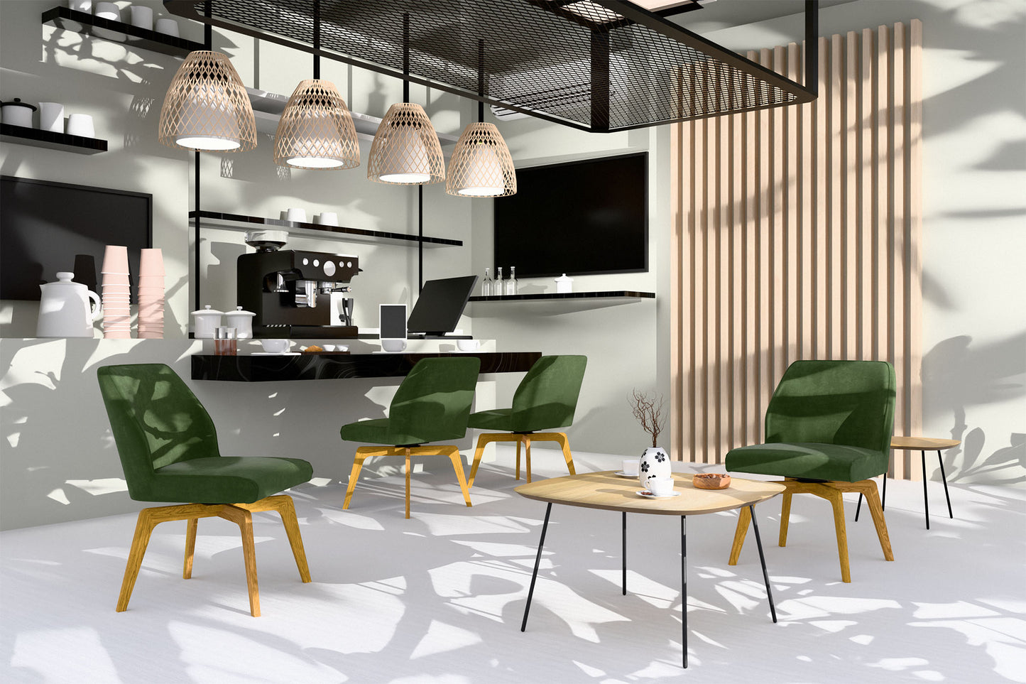 Krēsls Lofy A 56/81/62 cm olīves - N1 Home