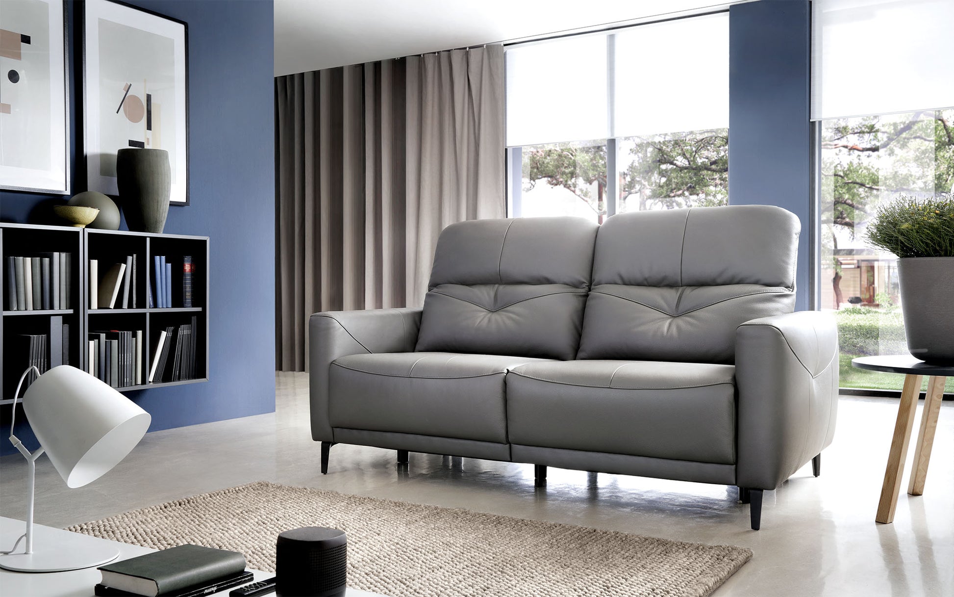 Dīvānd Santa 184;220/82/109 cm pelēks (adā) - N1 Home